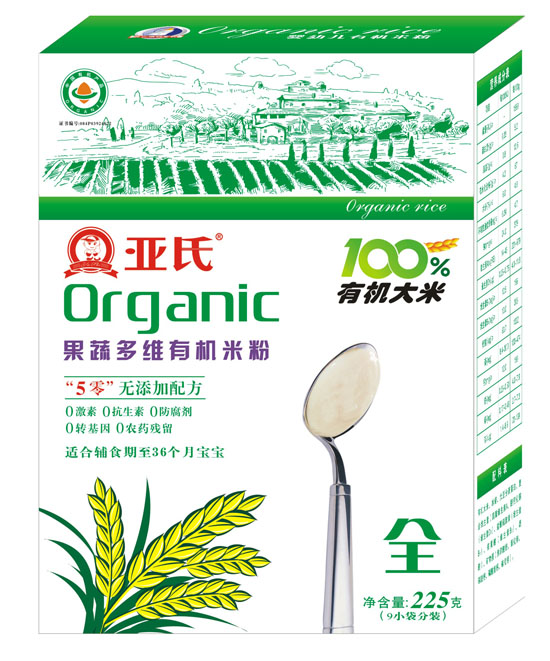 亞氏果蔬多維有機(jī)米粉盒裝