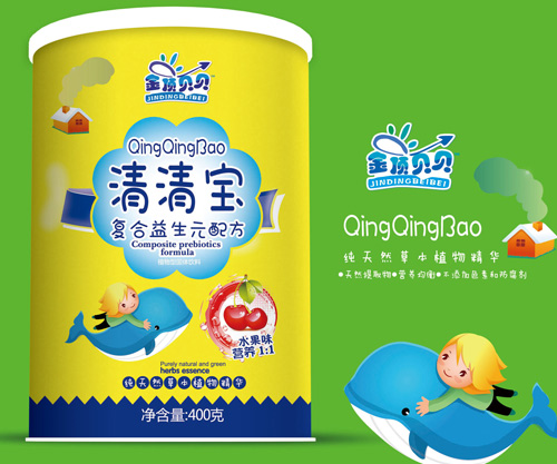 金頂貝貝復(fù)合益生元清清寶