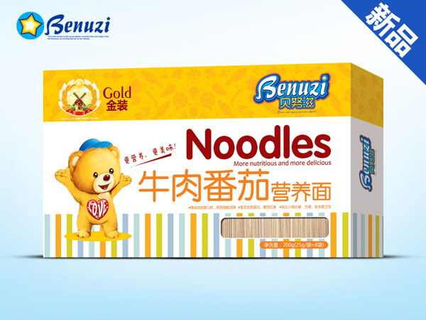 貝努滋面條盒裝-牛肉番茄