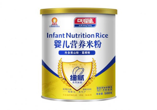 巨日星童細(xì)膩型淮山粉+葛根粉嬰兒營(yíng)養(yǎng)米粉(聽裝)