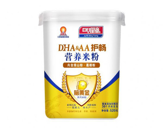 巨日星童護暢型淮山粉+葛根粉腦黃金營養(yǎng)米粉