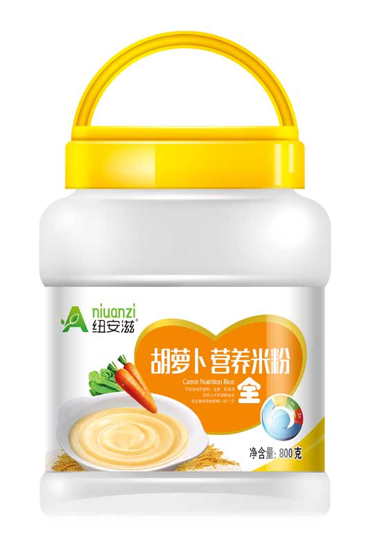 紐安滋胡蘿卜營養(yǎng)米粉全段桶裝