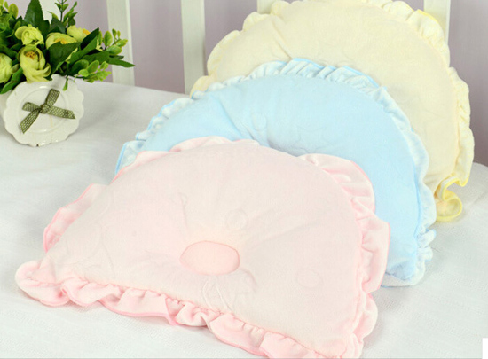 安米小熊新生兒花邊定型枕 A2647