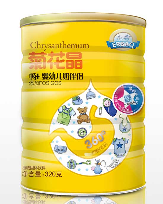 兒葆暢+嬰幼兒奶伴侶菊花晶