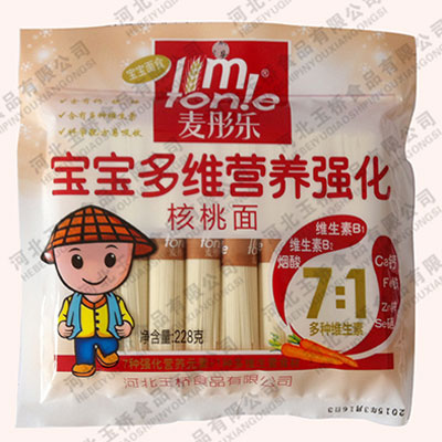 麥彤樂寶寶多維營養(yǎng)強化核桃掛面