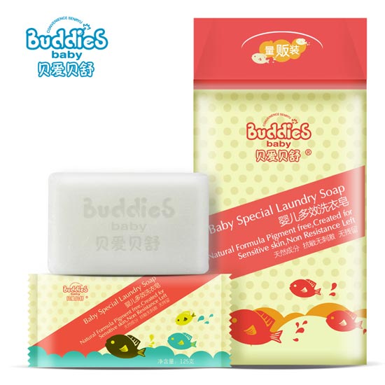 貝愛貝舒嬰兒多效洗衣皂