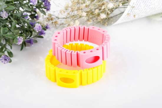 風(fēng)語(yǔ)飛碟黃色+粉紅色正面防蚊圈