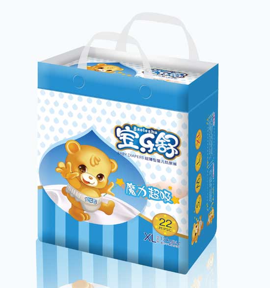 寶樂舒魔力超吸超薄紙尿褲小包XL碼