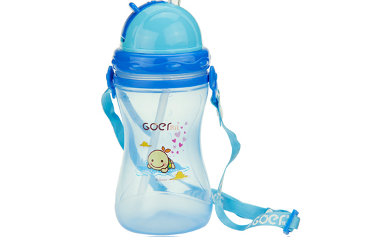 果兒迷你吸管水壺藍(lán)色