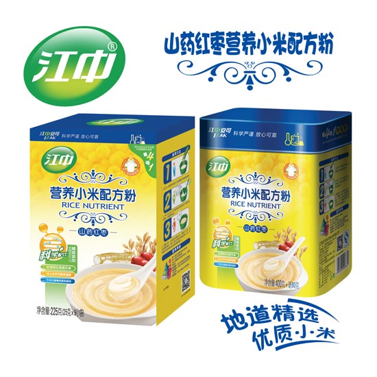 江中山藥紅棗營(yíng)養(yǎng)小米配方米粉