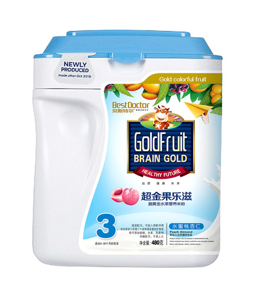 貝斯特爾水蜜桃杏仁3段果樂滋