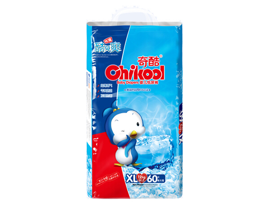 奇酷酷貝爽紙尿褲XL60片(大包裝)