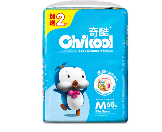 奇酷藍品鵝紙尿褲M68片