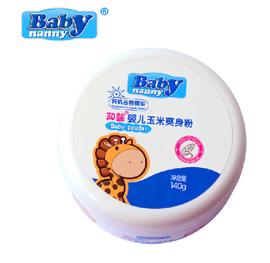 知嬰嬰兒玉米爽身粉140g