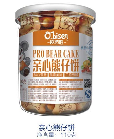 歐必勝親心熊仔餅