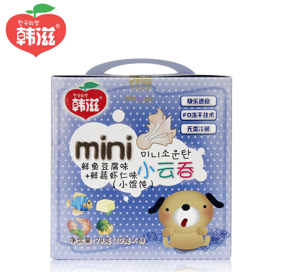 韓滋鮮魚豆腐+鮮蔬蝦仁味小云吞