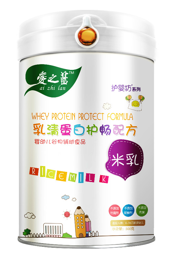 愛之藍(lán)乳清蛋白護(hù)暢配方米乳