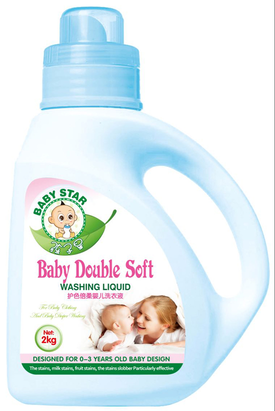 孩子星護(hù)色倍柔嬰兒洗衣液