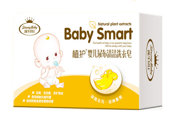 強生貝比嬰兒尿布清潔洗衣皂
