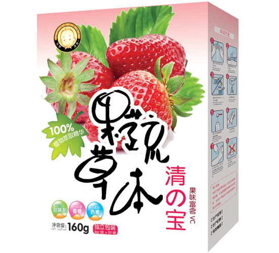 牧野漁趣果蔬草本草莓清清寶盒裝