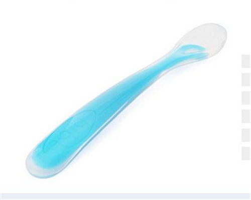 浩一貝貝硅膠勺藍(lán)色
