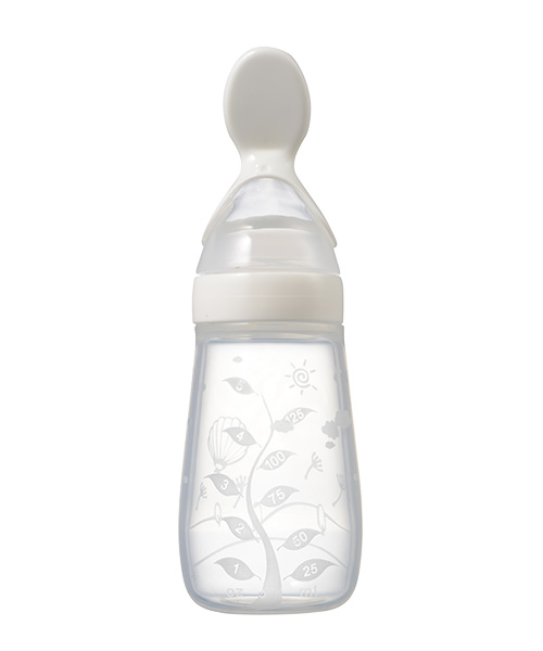 爹地媽咪米粉奶瓶白色