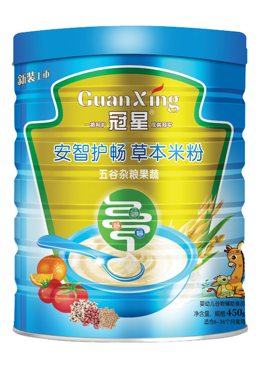 冠星五谷雜糧果蔬益生菌450克聽裝