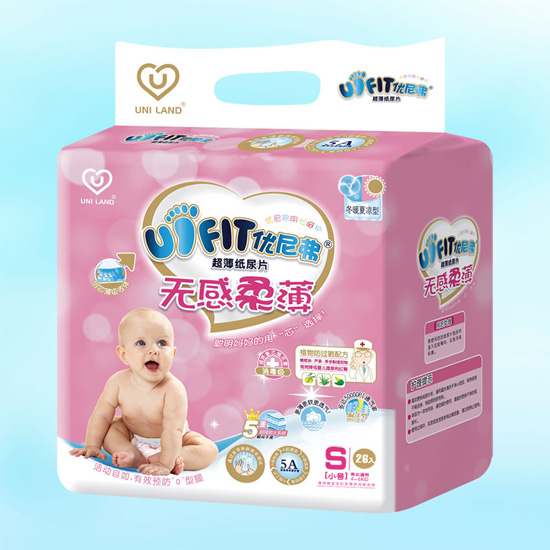 優(yōu)尼弗無感柔薄嬰兒紙尿片S碼26入