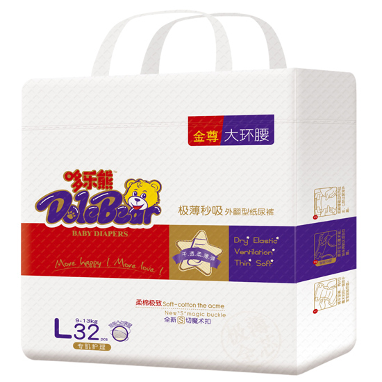 哆樂熊金樽大環(huán)腰紙尿褲L32