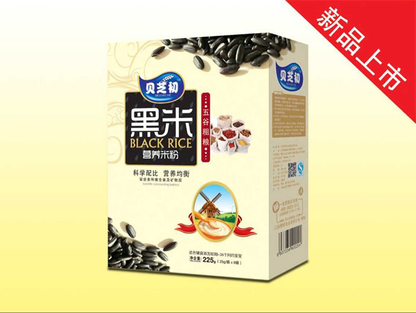 貝芝初五谷粗糧-黑米營(yíng)養(yǎng)米粉盒裝
