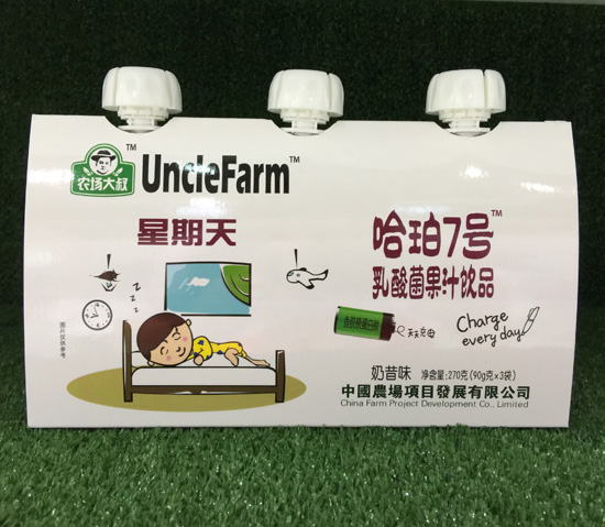 農場大叔奶昔味乳酸菌果汁飲品