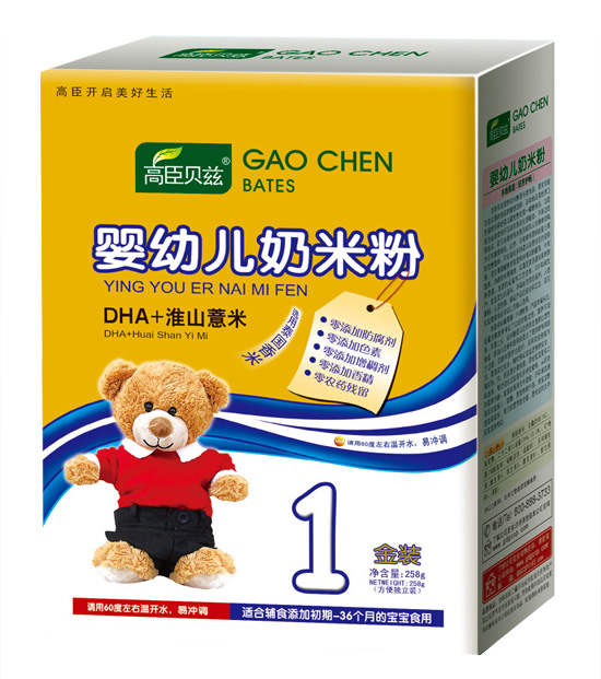 高臣貝茲DHA+淮山薏米1段奶米粉