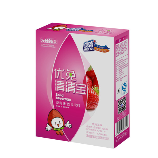 貝希優(yōu)免清清寶盒裝草莓味