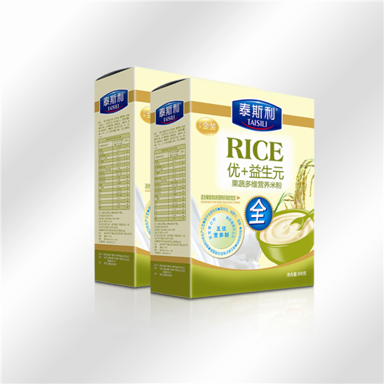 泰斯利優(yōu)+益生元營(yíng)養(yǎng)米粉盒裝-果蔬多維配方
