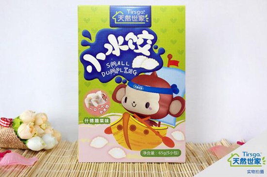 天然世家什錦蔬菜小水餃豎