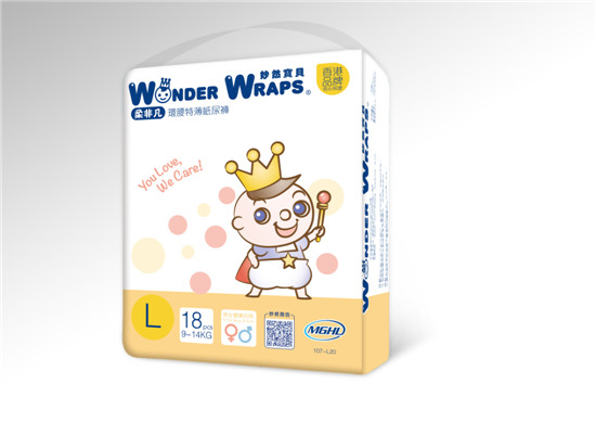 妙然寶貝柔非凡環(huán)腰特薄紙尿褲L碼18片