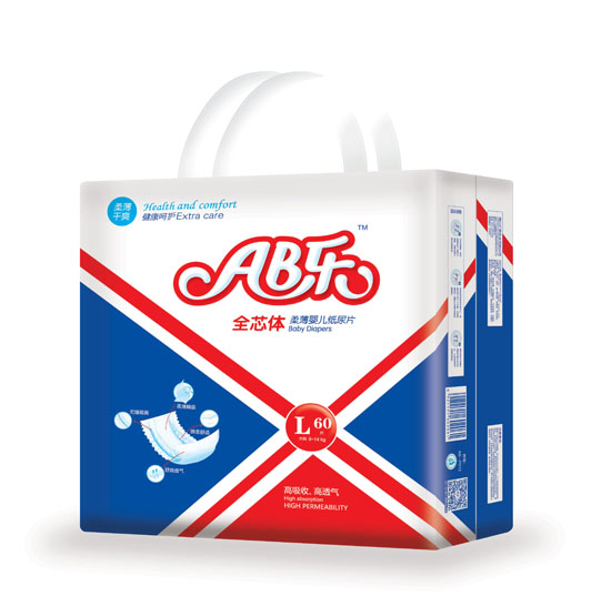 AB樂柔薄嬰兒紙尿片L碼60片