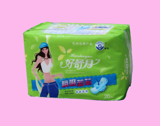 好舒月瞬吸藍芯親膚柔棉280MM護翼衛(wèi)生巾