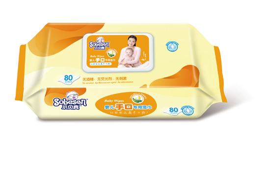 小貝真嬰兒手口專用濕巾80片裝