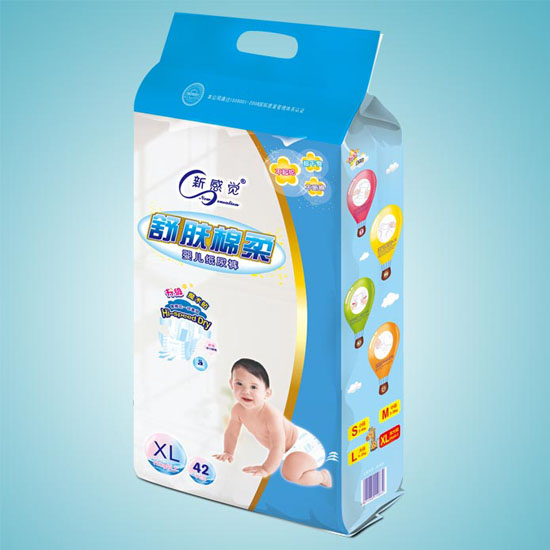 新感覺(jué)舒膚棉柔嬰兒紙尿褲XL碼42片