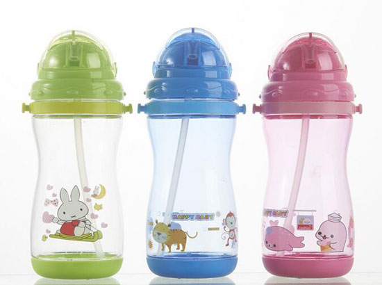 多尼熊450ML自動(dòng)吸管杯