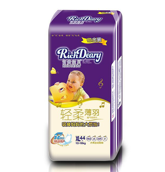富貴寶貝輕柔薄羽紙尿褲XL