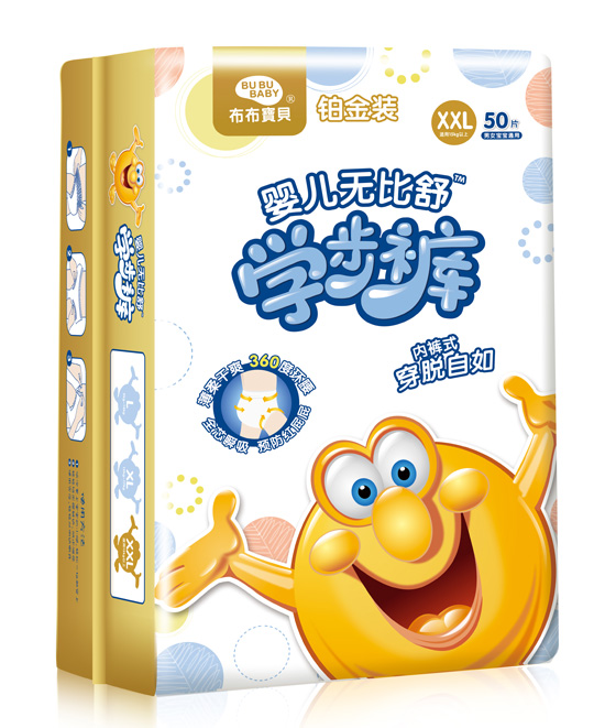 布布寶貝鉑金裝嬰兒學步褲XXL豎向