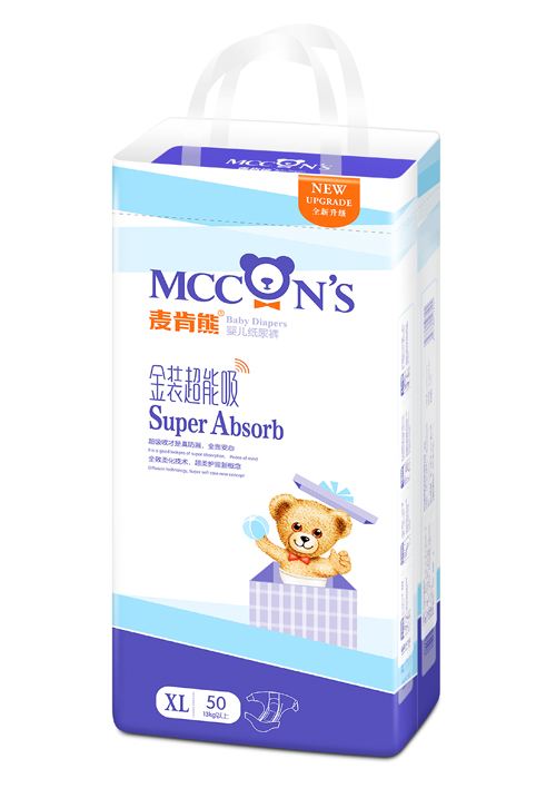 麥肯熊金裝超能吸大包尿褲XL