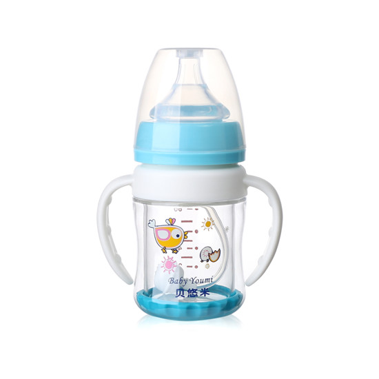 貝悠米玻璃奶瓶80ml藍(lán)色
