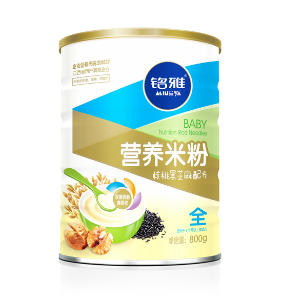 銘雅核桃黑芝麻營(yíng)養(yǎng)米粉800克