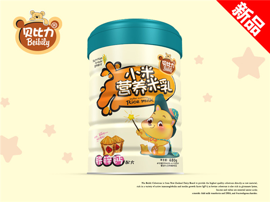 貝比力小米營(yíng)養(yǎng)米乳鈣鐵鋅配方聽裝