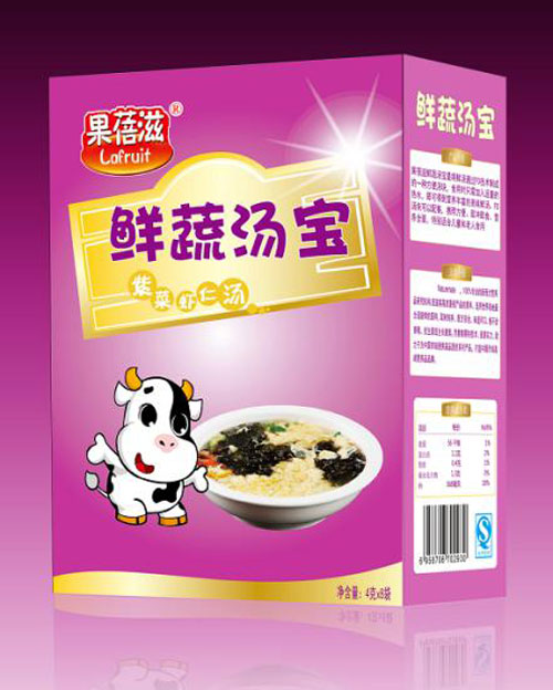 果蓓滋紫菜蝦仁鮮蔬湯寶