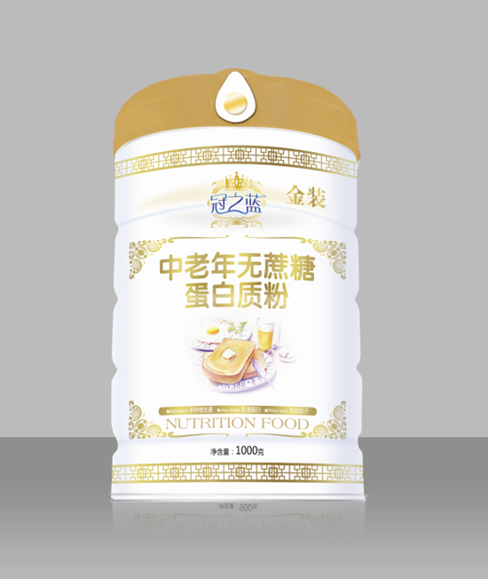 冠之藍中老年無蔗糖蛋白質粉