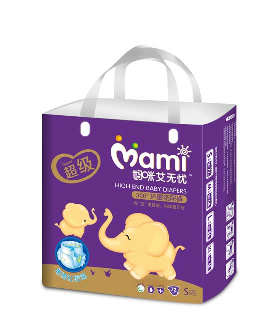 媽咪艾無憂超級360°環(huán)腰紙尿褲S碼